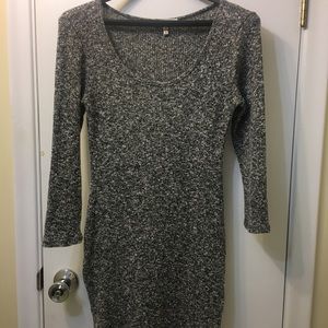 Heather Grey LS dress